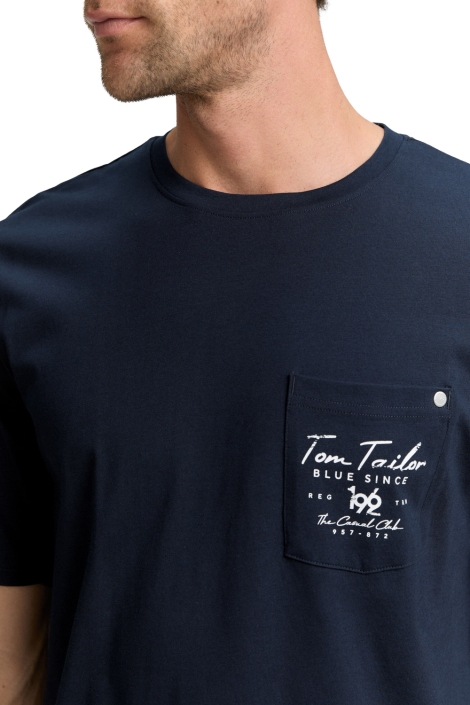 Tom Tailor basic t-shirt with pocket